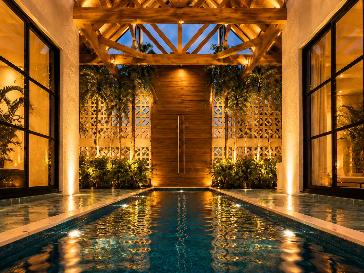 Courtyard pool (artist's impression)